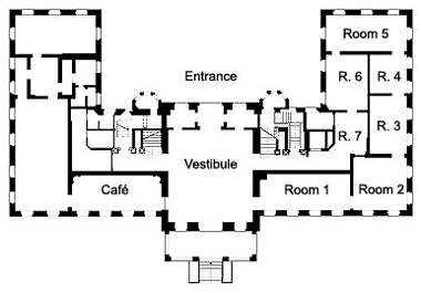 Picture: Plan of Fantaisie Palace (ground floor)