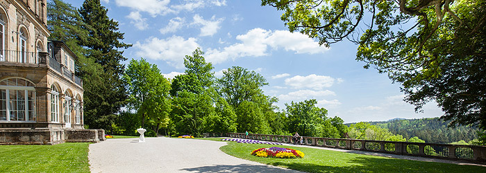 Picture: Viewing terrace at the back of the castle